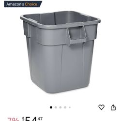(6) Rubbermaid Square Brute 28-Gallon Container