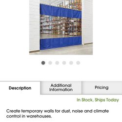 Uline 12 By 10  Industrial Curtain 