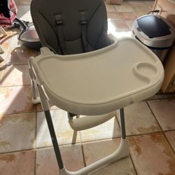 BABY JOY Convertible High Chair – Adjustable & Portable w/ Wheels + Toy bar