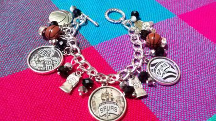 San Antonio Spurs Charm Bracelet