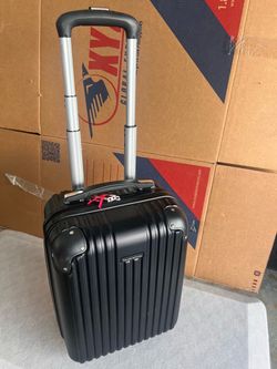 Traveler's Choice Black Hard Shell Carry-On Luggage