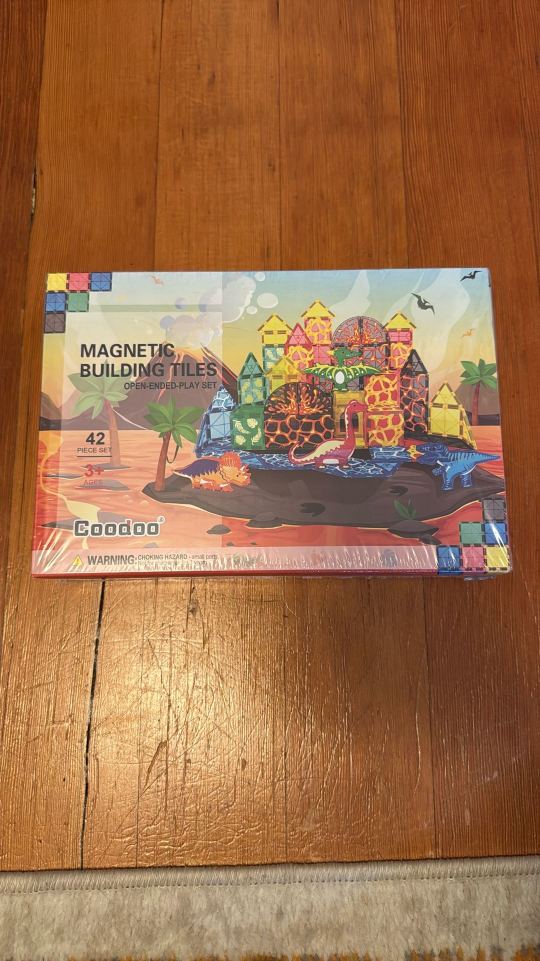 Coodoo Dinosaur Magnetic Tiles - Brand New 