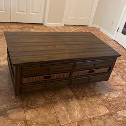 Cottage Cocktail Coffee Table 