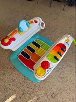 Fisher-Price 4-in-1 Step 'n Play Piano with Lights & Sounds(baby Toys&activity Center