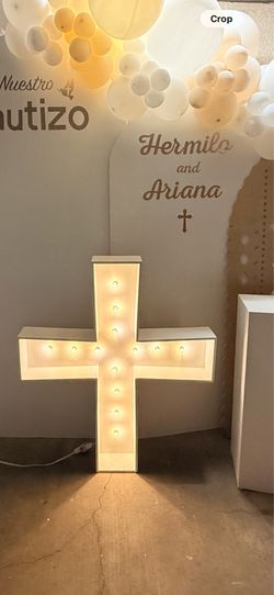 Cross and Mexico backdrop