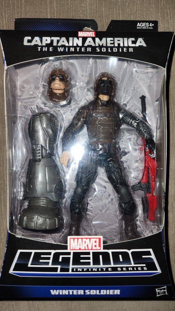 2013 Marvel Legends Avengers Captain America Winter Soldier Mandroid Baf
