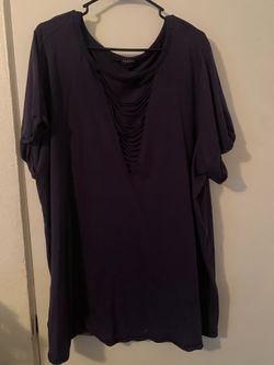 Plus size 4X knit top 5$