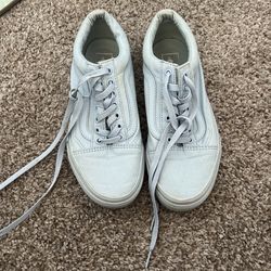 Light Blue Old School Vans