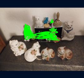 Cats Figurine Decor Lot $50 For All 