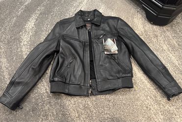 Xpert Black Leather Motorcycle Jacket