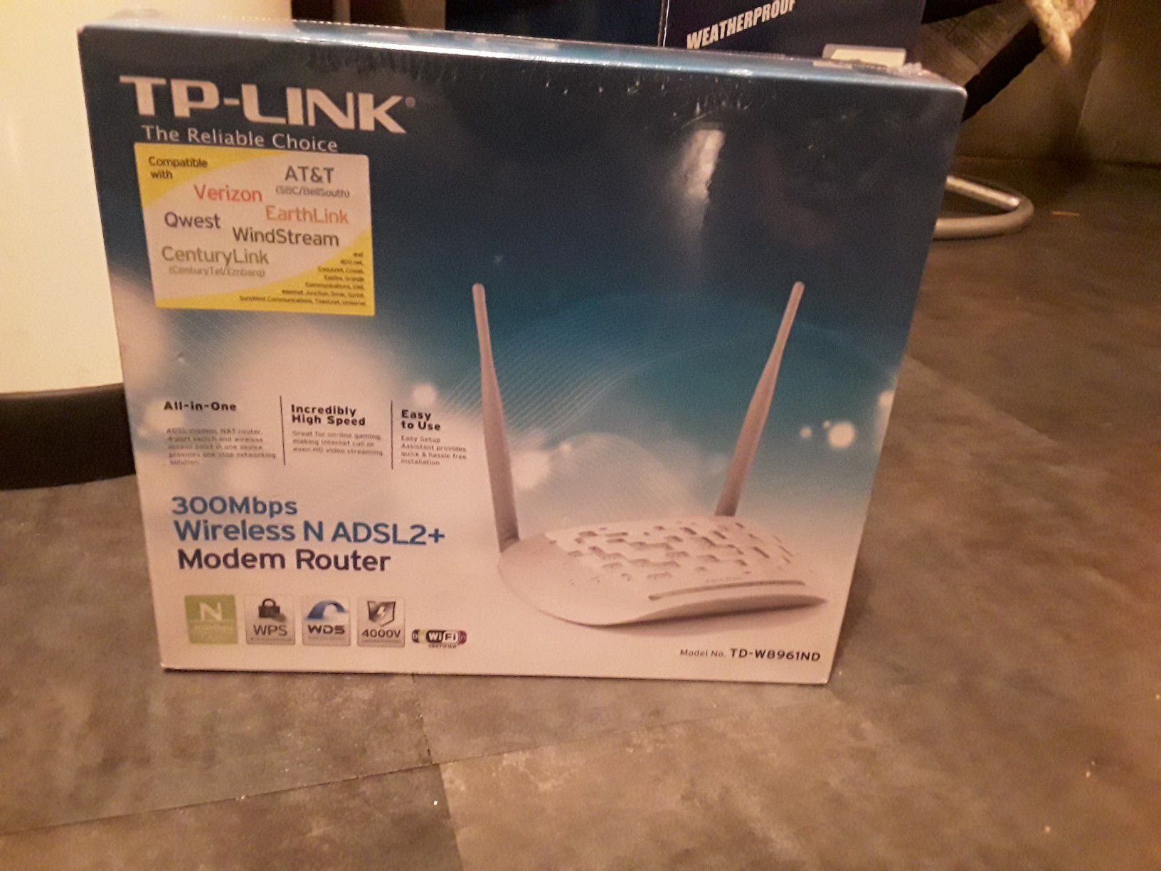 TP-Link N300 ADSL2+ Wireless Wi-Fi Modem Router (TD-W8961ND)