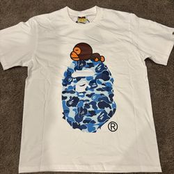 BAPE ABC Camo Milo On Big Ape Tee
