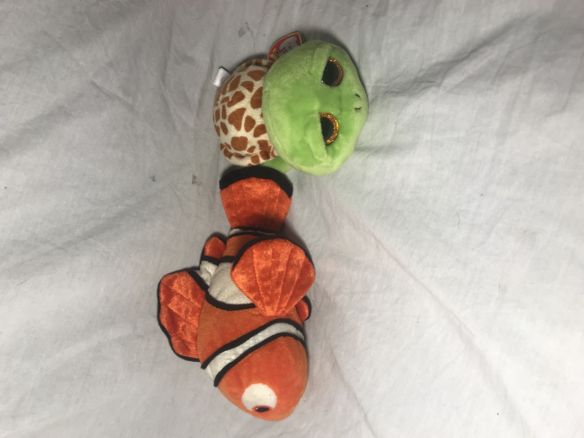 Finding Nemo & Baby Turtle Plush Toys