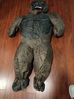 inflate gorilla costum for children, disfraz de gorila inflable para niños