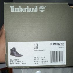 Nice Timberline Black Boots Brand New 