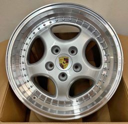 New 18 Inch Porsche 911 Spyder Style Rims Wheels 18x8 +50, 18x9.5 +50 (5x130)