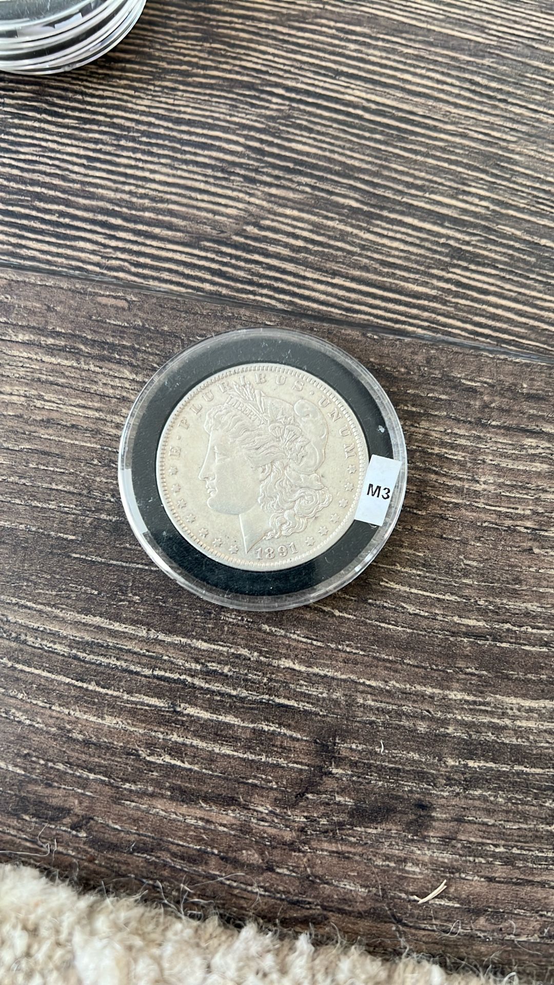 Circulated 1891 Morgan Silver Dollar