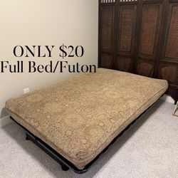 Folding Couch Bed Futon Full Size Good Condition