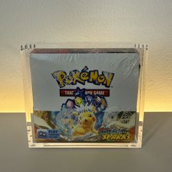 Pokémon Booster Box Acrylic Case With Magnetic lid- Brand New & In stock  