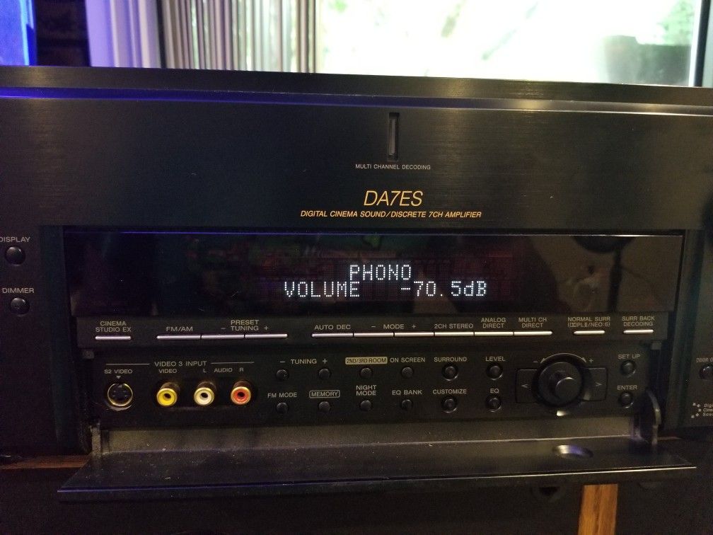 Sony ES STR-DA7ES A/V receiver with Dolby Digital EX, DTS-ES, Pro Logic II