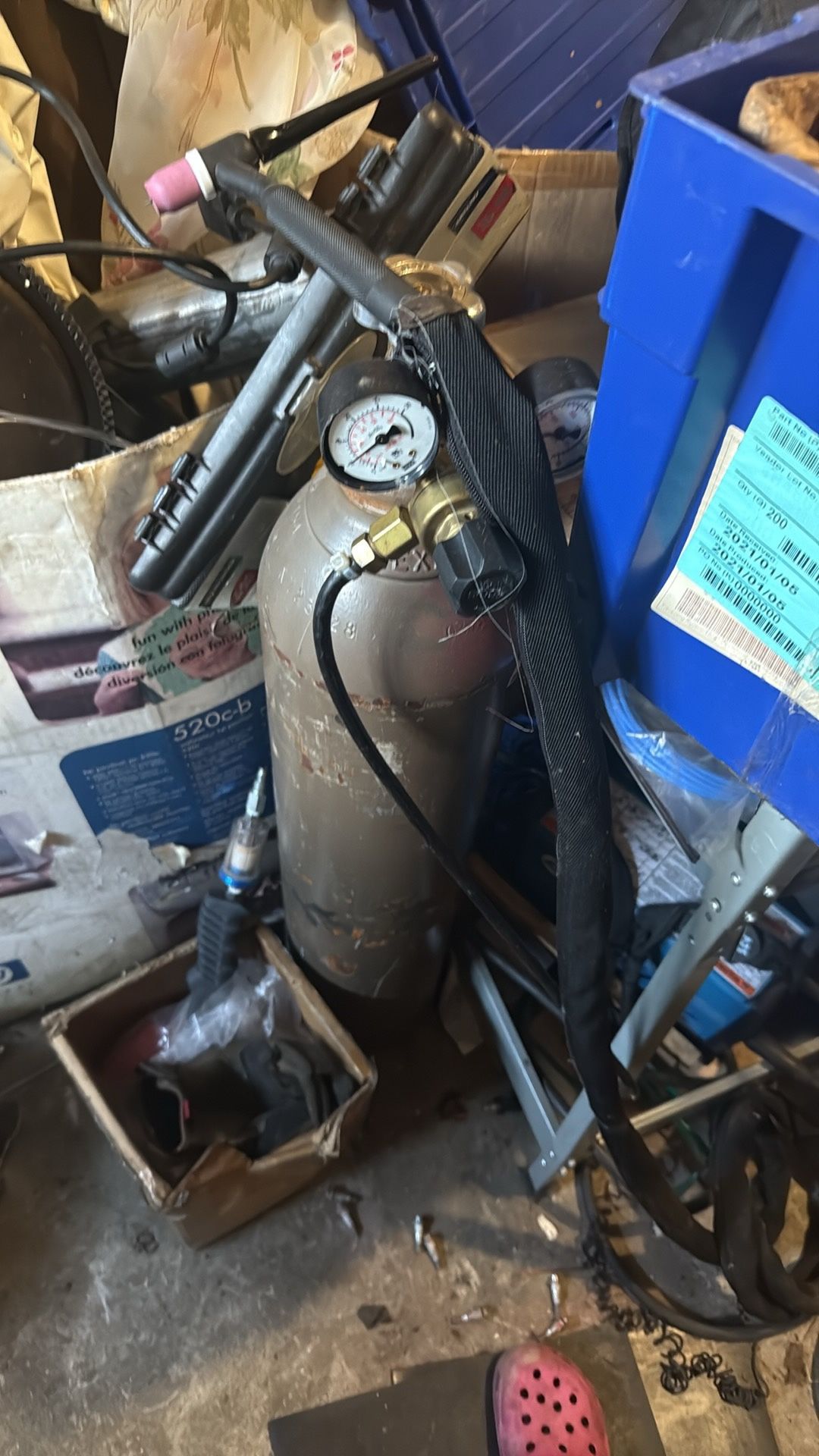 Miller maxstar 150 STL, Stick, TIG, and lift arc Start, With Consumables And almost full argon
