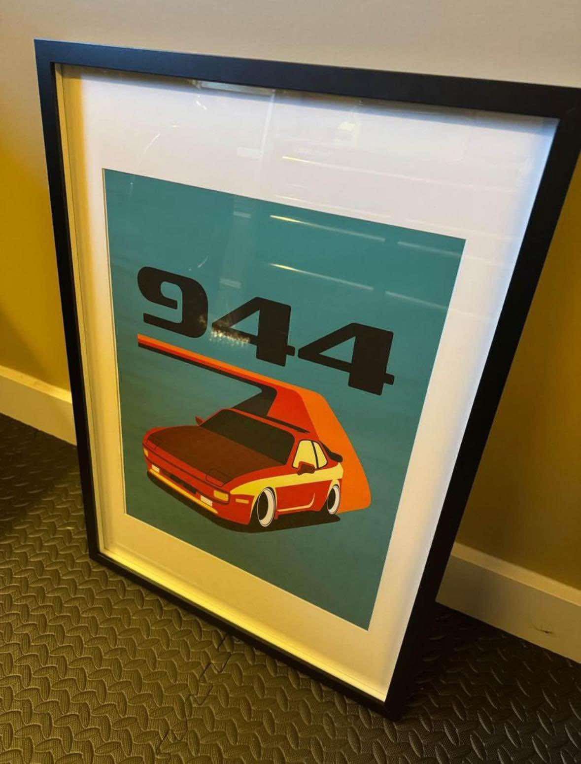 Canvas Porsche Frame