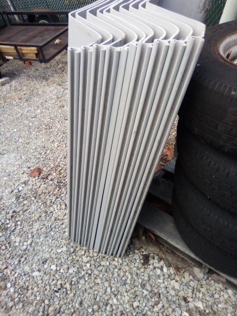 Ten 2'w x 4'h Locking PVC Retaining Panels $10 Each So $100 Will Do It