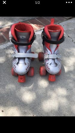 Kids rollerskates size 12-2 (adjustable)