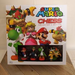 Super Mario Chess Collectors Edition Board Game 2010 - For 2 Players - New!!