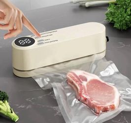New Wireless Food Sealer, Vacuum Sealer, External Suction & Inflation, USB rechargeable