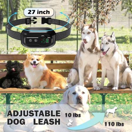 Dog Bark Collar,Anti Bark Training Collar, Auto-Mubic E-Collar with Shock or No Shock Models for Large, Medium, Small Dogs  About this item  [Anti Bar