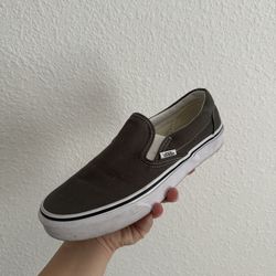Grey Slip On Vans
