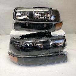 LA Zona Auto Parts 1999 to 2006 Chevrolet Suburban Tahoe Silverado Headlights Luces Micas Calaveras Faros Focos Luz  