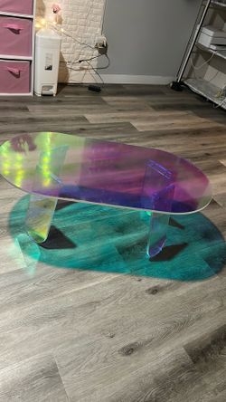 Iridescent center table