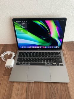 MacBook Air 13 (M1 chip / Latest OS 26 Tahoe) 8GB Memory Good Laptop (100% Battery )