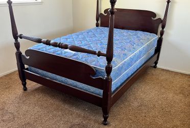 Four Poster Cherry Bed - Full Size