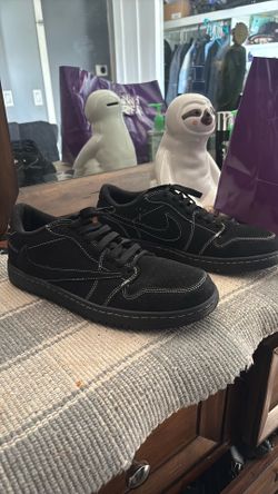 Travis Scott X Air Force1 retro low OG black Phantom