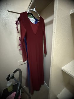 Red/burgandy Dress - Large