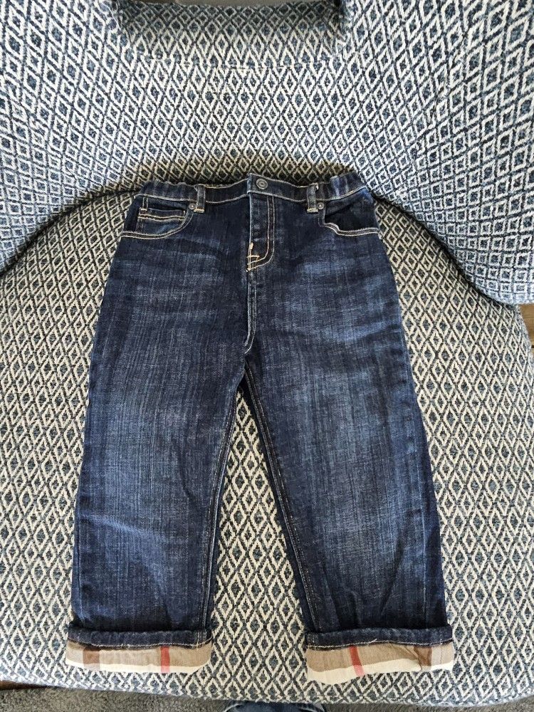 Toddler Burberry Jeans Sz 3 Yrs