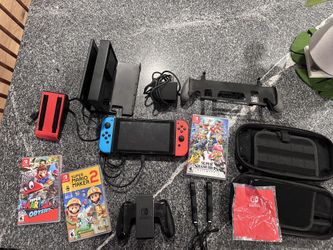 🎮 Nintendo Switch Bundle – Great Condition – Includes 3 Games! Perfect Christmas Gift