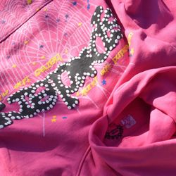 Pink Spider Hoodie 