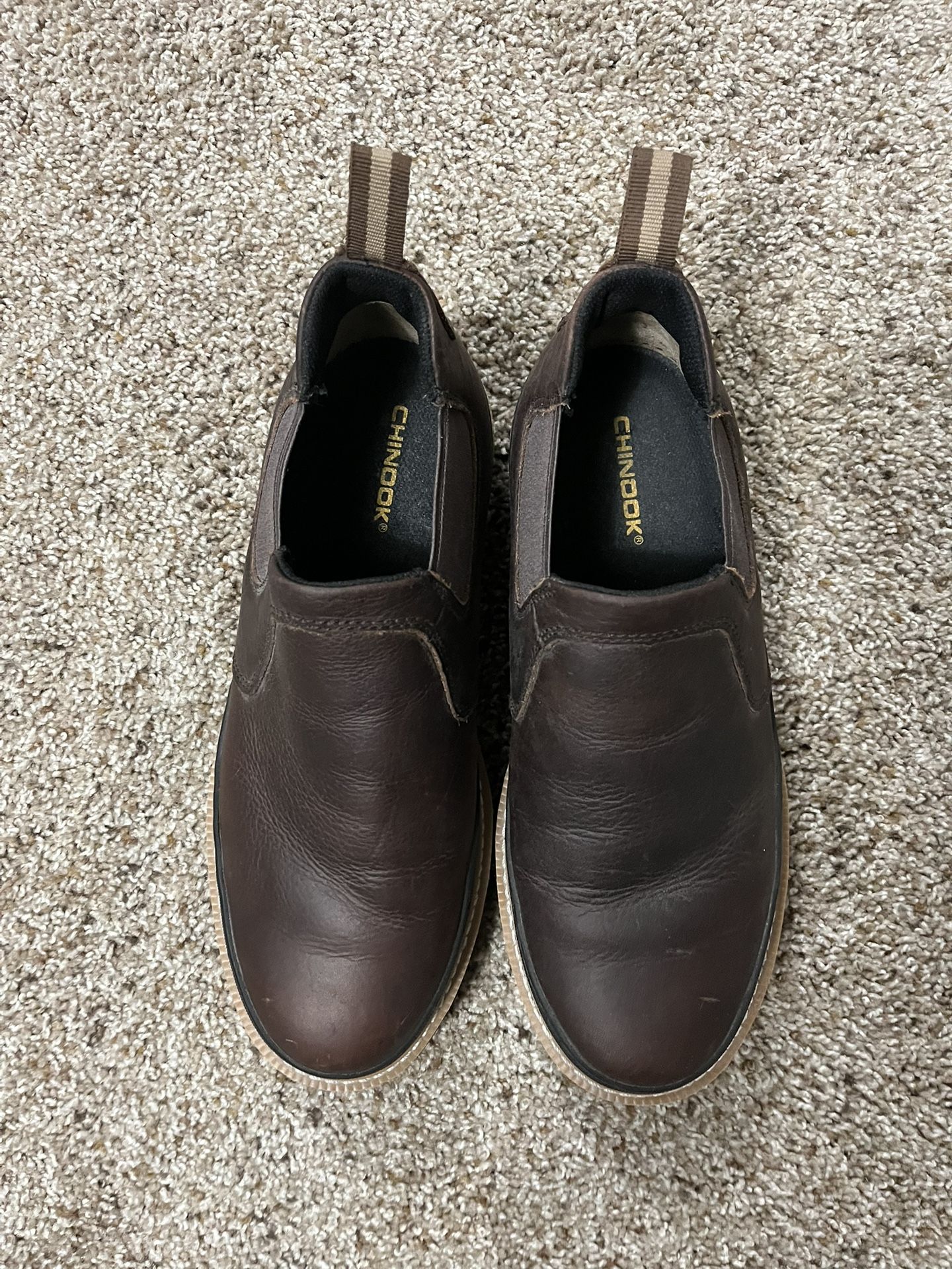 Size 10.5 WORKHORSE ROMEO Ultra Grip Chinook Shoes Like New