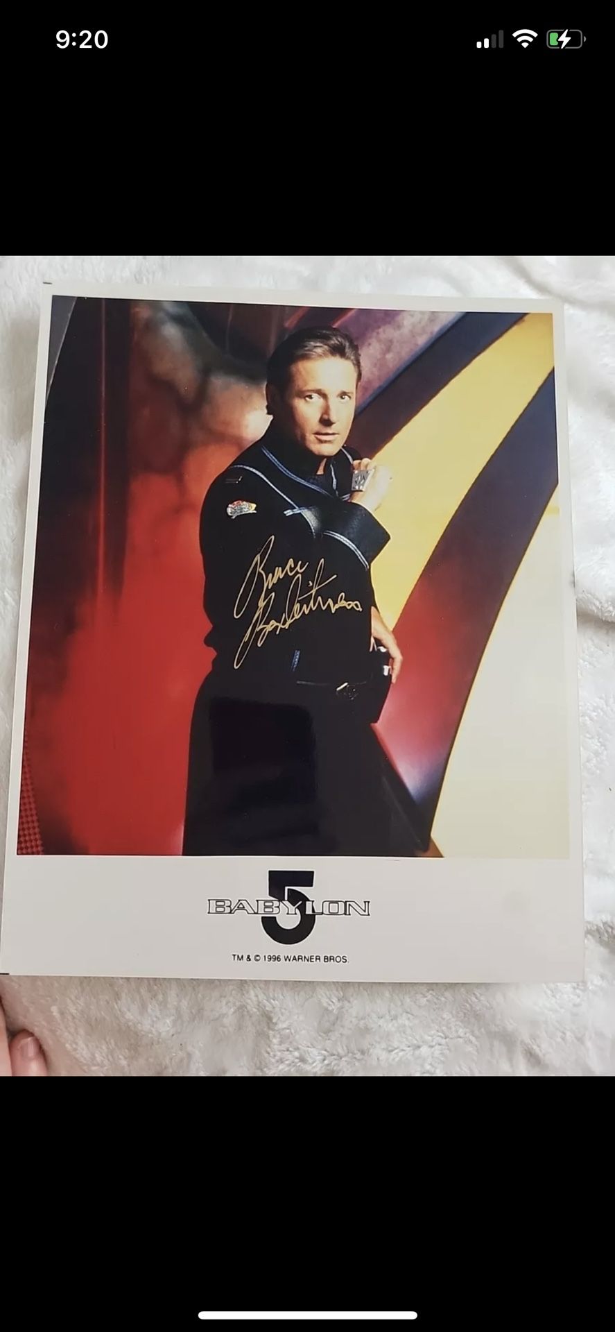 Bruce Boxleitner - Signed Autograph - Babylon 5 COA 1996