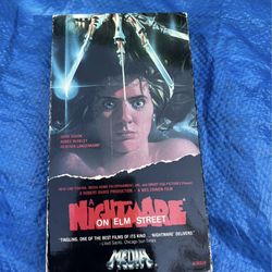 Preowned/Used  A Nightmare on elm street, VHS Movies All for $200.00