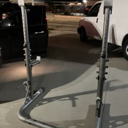 Weider XRS 20 Olympic Squat Rack With Adjustment Safety Spotter and Bar Holds. for Sale in City Of Industry CA OfferUp