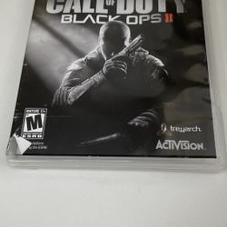 PS3 call of duty black ops II video game 