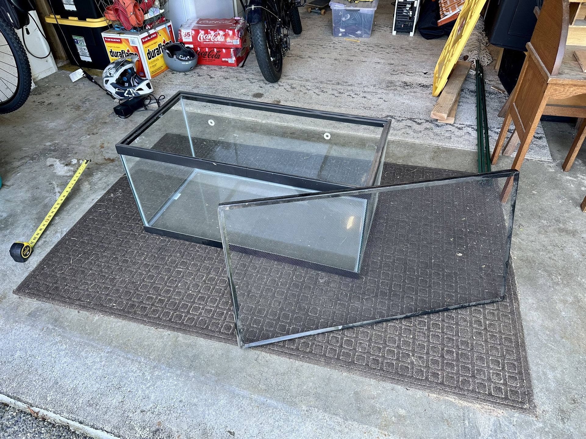 Aquarium Terrarium 40 Gallons 17”x18”x36”