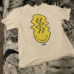 H&M White Tee Smily Large