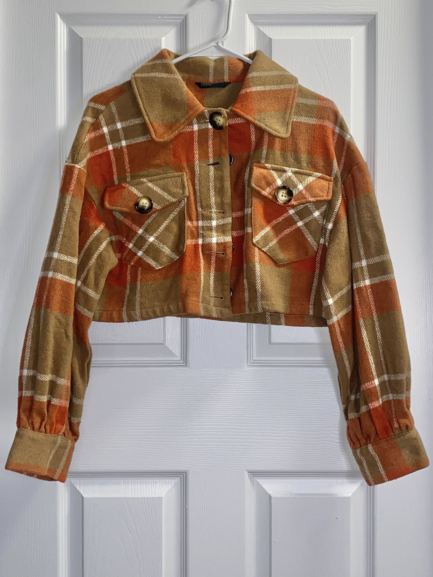 Brown And Burgundy Women’s Top