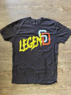 San Diego barely see the beach shirt. 